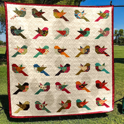 Bird CLA2011060Q Quilt Blanket