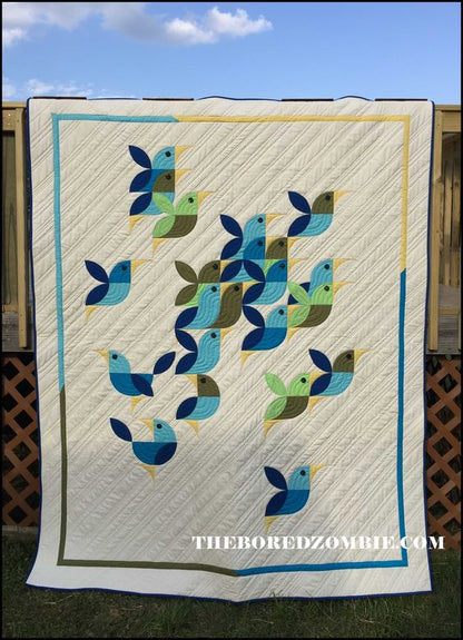 Bird CLA1510025Q Quilt Blanket