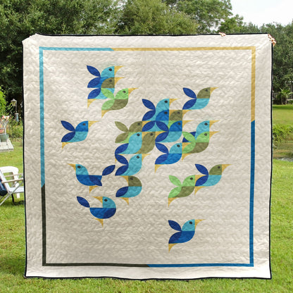 Bird CLA1510025Q Quilt Blanket