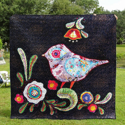 Bird CLA3010202Q Quilt Blanket