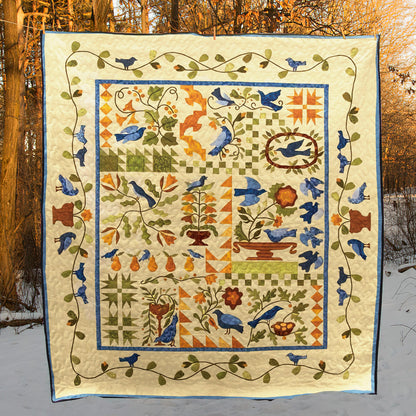 Bird Garden CLA1910030Q Quilt Blanket