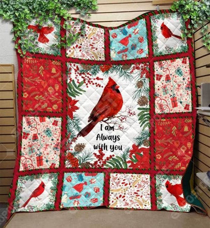 Bird Northern Cardinal Quilt CL16110058MDQ Quilt Blanket