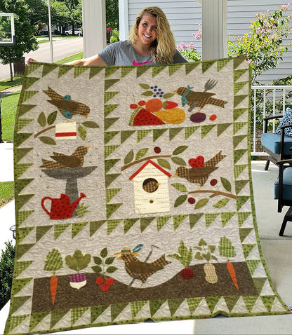 Bird Quilt Blanket TM301002