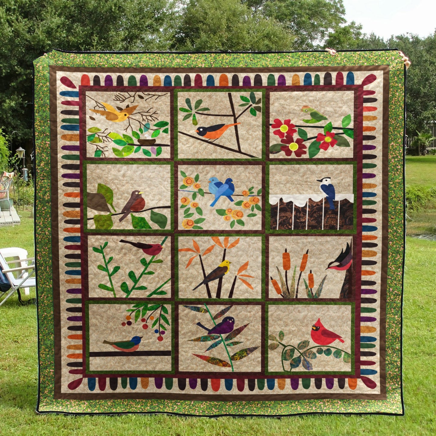 Bird TD12110260 Quilt Blanket