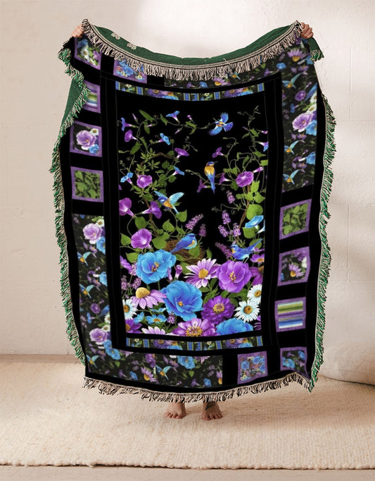 Bird And Flower BT111013S Throw Blankets For Sofa