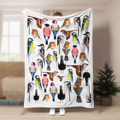 Bird DD260817F Sherpa Fleece Blanket