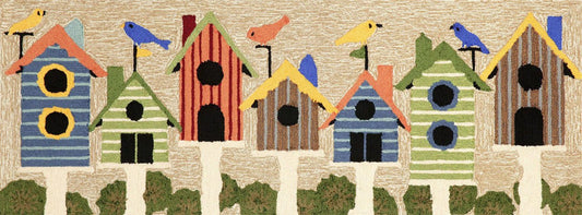 Bird House CLP180911R Runner Rug