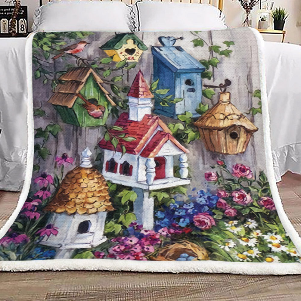 Bird House NN0510022TT Sherpa Fleece Blanket