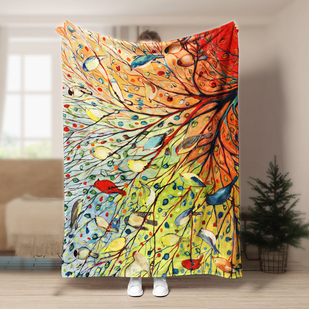 Bird NT0309009F Sherpa Fleece Blanket