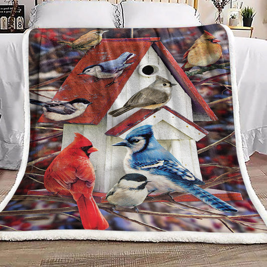 Bird NT2310013F Sherpa Fleece Blanket