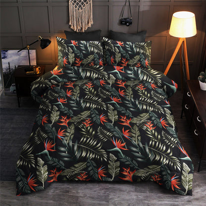 Bird Of Paradise Pattern Print Design CLA19100935B Bedding Sets