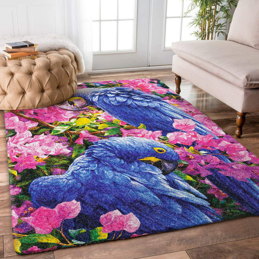 Bird Parrot Flower DV3110032R Rug