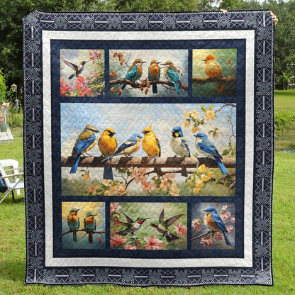 Birds CL11110033MDQ Art Quilt