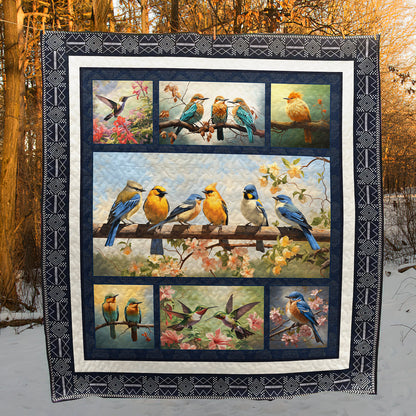 Birds CL11110033MDQ Art Quilt