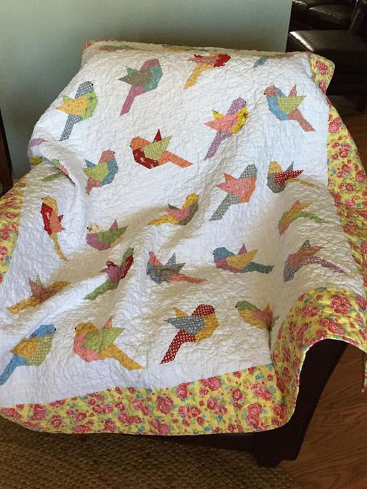 Birds CLA11110287Q Quilt Blanket