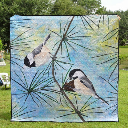 Birds CLA2510052Q Quilt Blanket