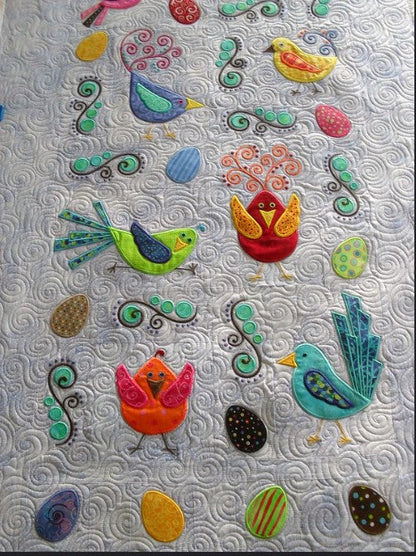 Birds CLA3010206Q Quilt Blanket