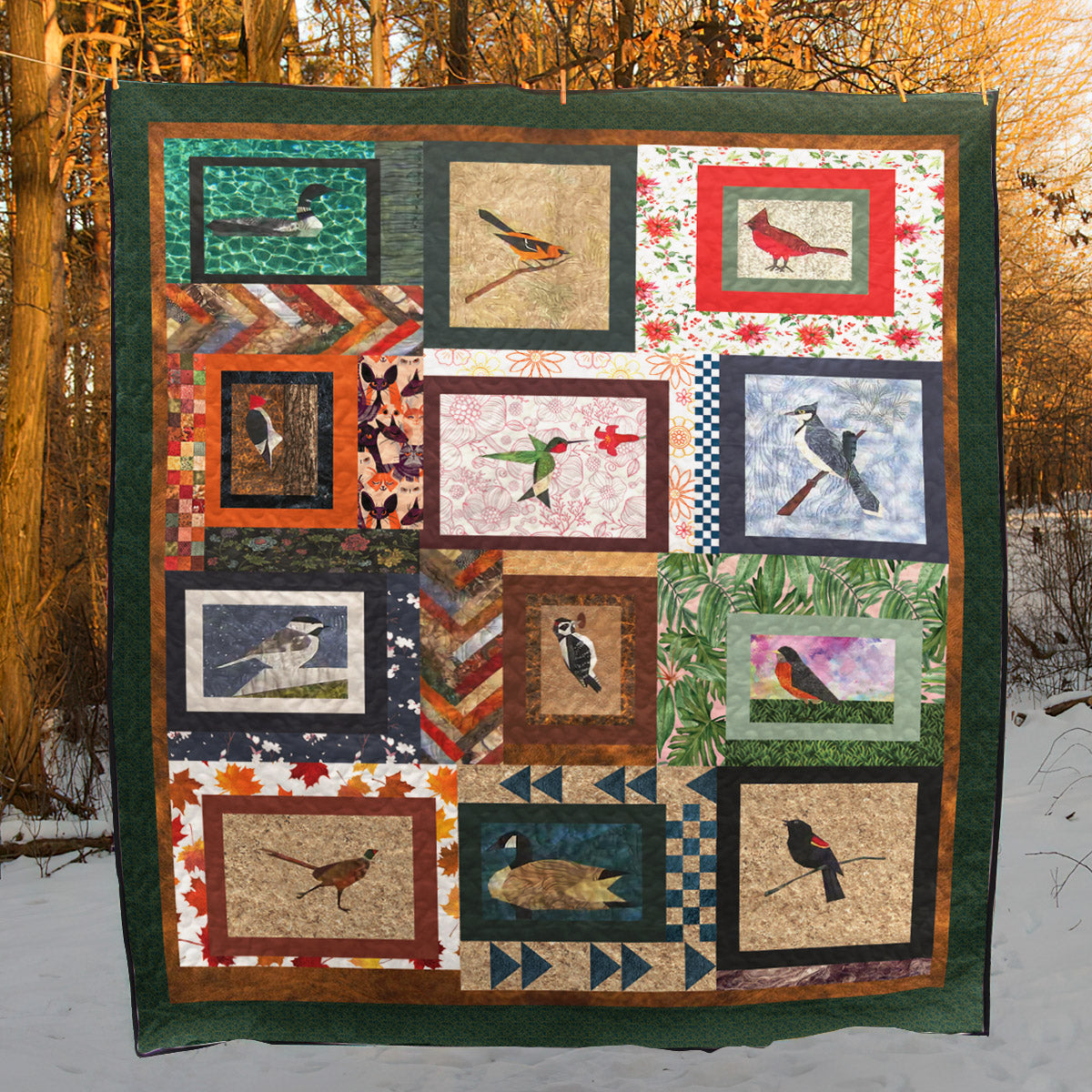 Birds CLM2211084 Quilt Blanket