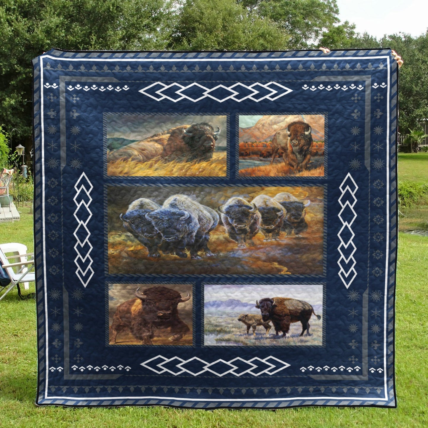 Bison Bison CLH1611247Q Quilt Blanket