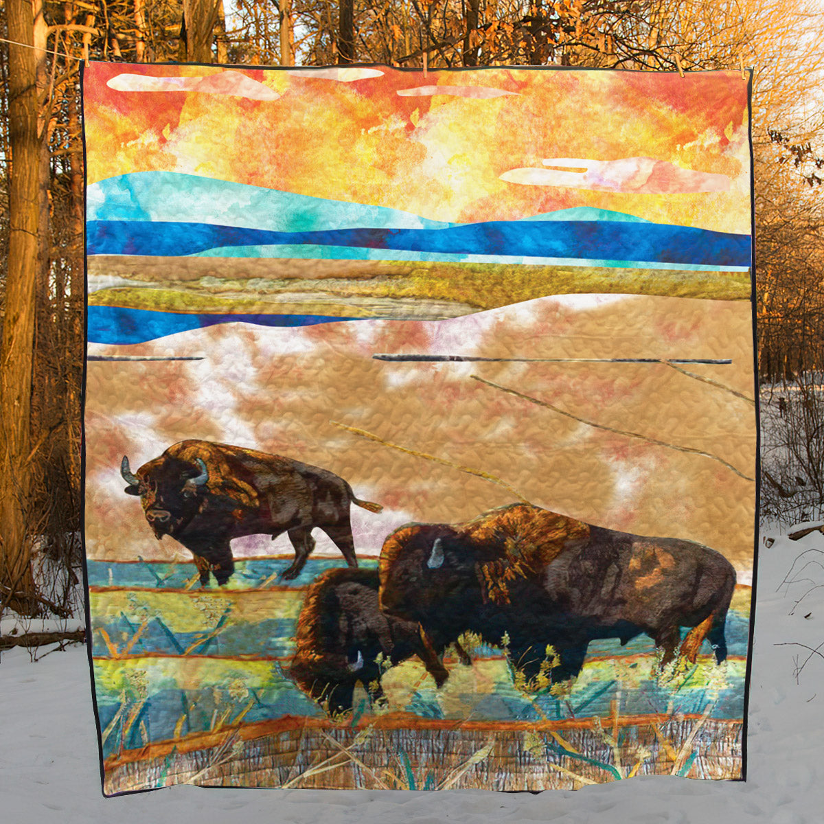 Bison CLA11110288Q Quilt Blanket