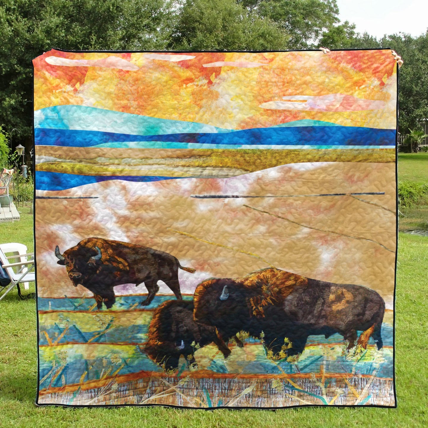 Bison CLA11110288Q Quilt Blanket