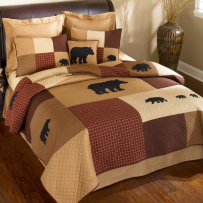 Black Bear CLM2210018B Quilt Bedding Set