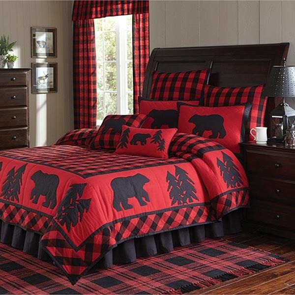 Black Bear Lodge CLM2709020T Quilt Bedding Set