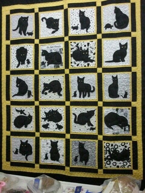 Black Cat CL120605 Quilt Blanket