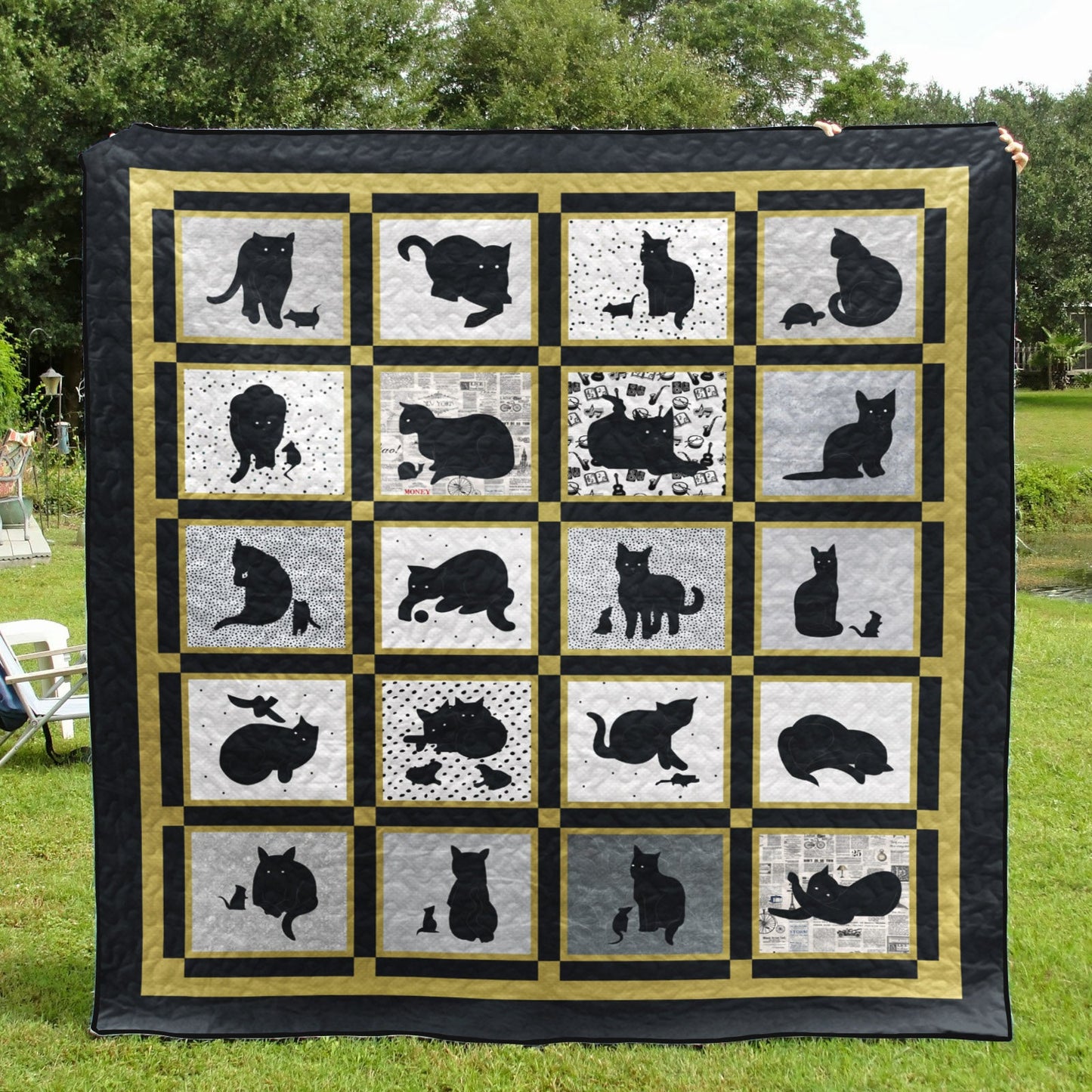 Black Cat CL120605 Quilt Blanket