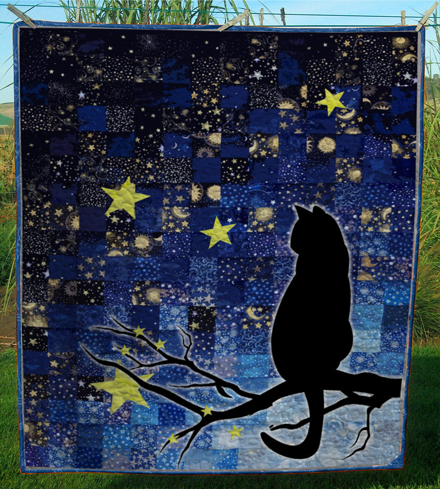 Black Cat CL28100292MDQ Quilt Blanket