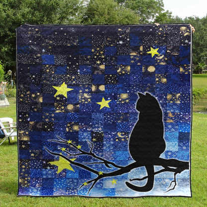 Black Cat CL28100292MDQ Quilt Blanket