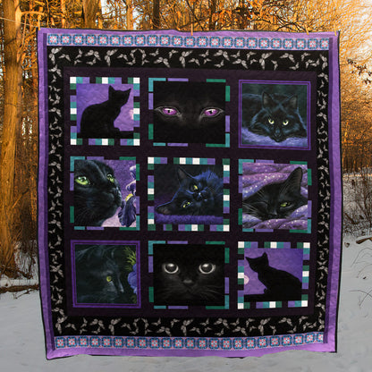 Black Cat PK300513 Quilt Blanket