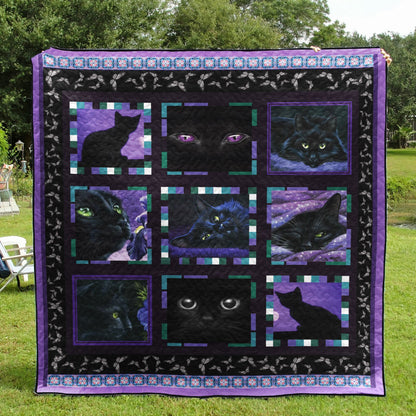 Black Cat PK300513 Quilt Blanket