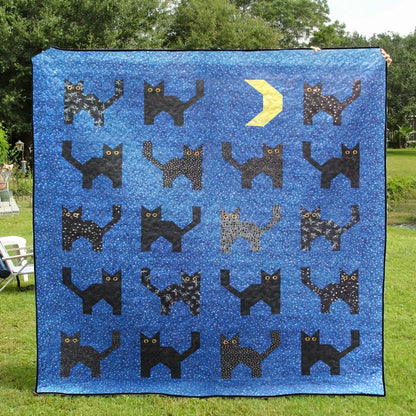 Black Cats CLM2111061 Quilt Blanket