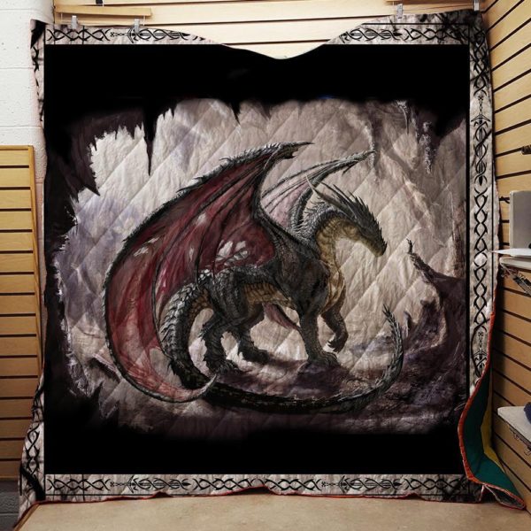 Black Dragon CLH1611259Q Quilt Blanket