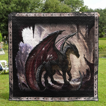 Black Dragon CLH1611259Q Quilt Blanket