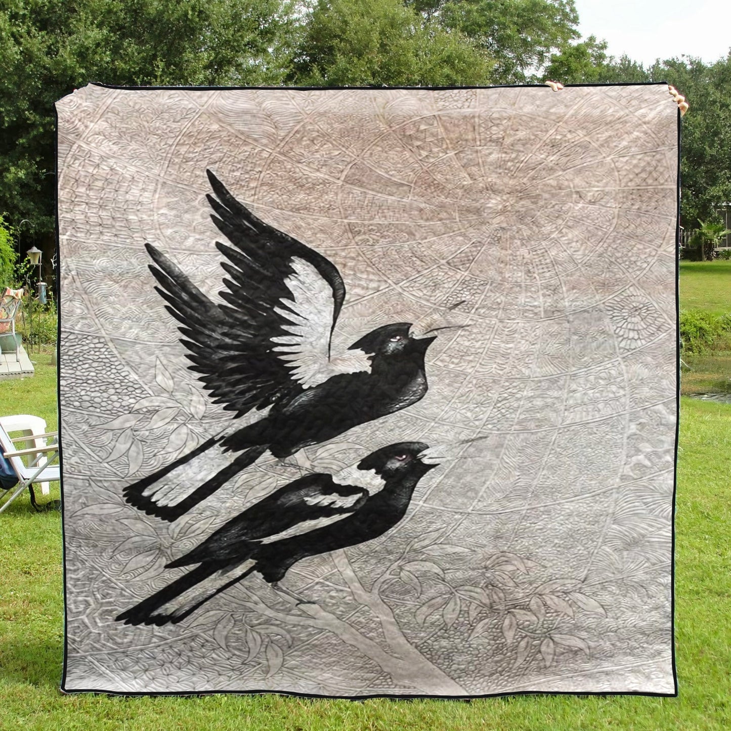 Black Raven CLA0611078Q Quilt Blanket