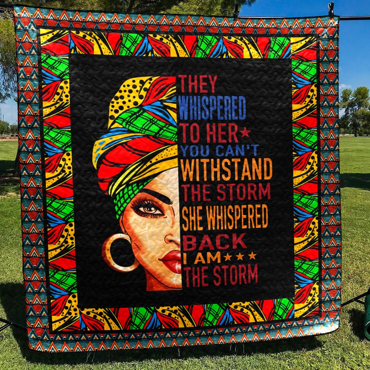 Black Women NG170705B TBG Quilt Blanket