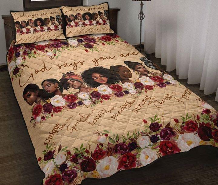 Black Women Quilt Bedding Sets TM200901