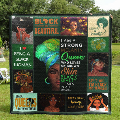 Black Women YH3110335 Quilt Blanket