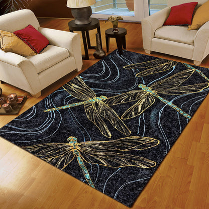 Black And Gold CLA1410180R Rug