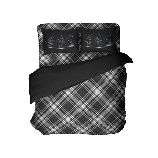 Black And White Plaid CL11100018MDB Bedding Sets