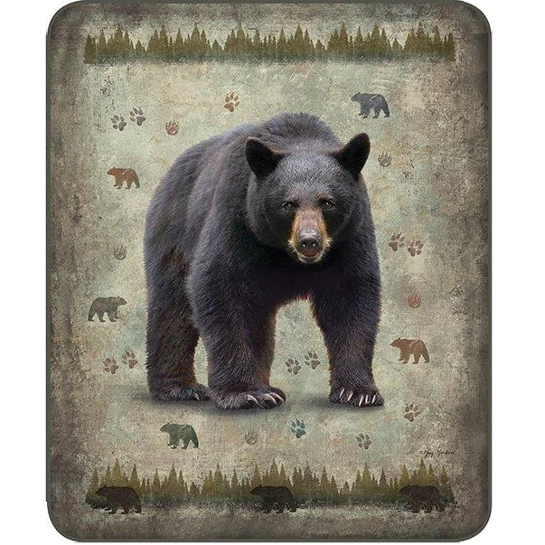 Black Bear CLM1810023S Sherpa Fleece Blanket