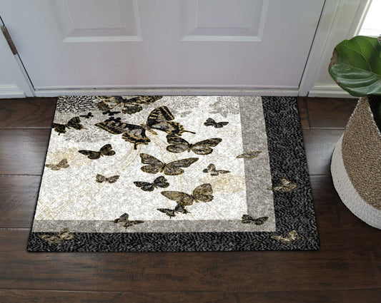 Black Butterfly HN16100030D Non-slip Door mats