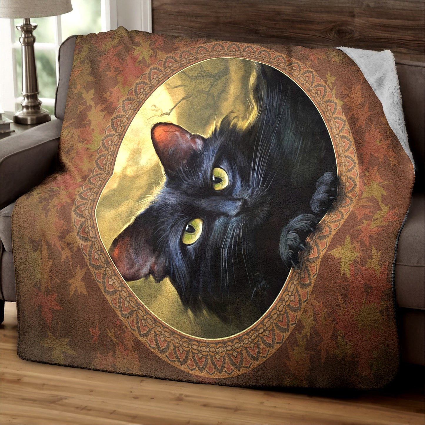 Black Cat TN0709010TM Sherpa Fleece Blanket