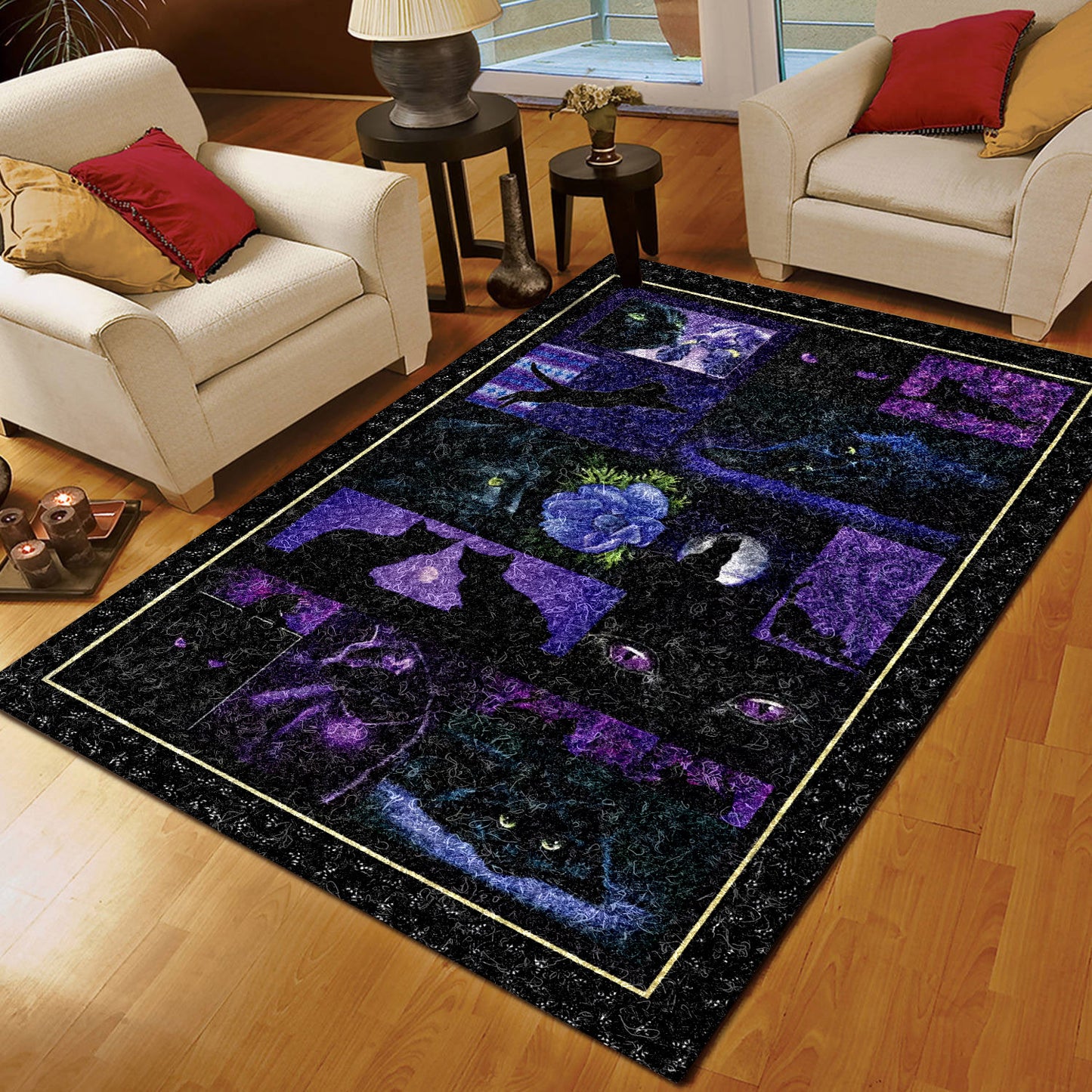 Black Cats CLA15100168R Rug