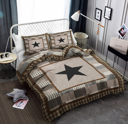 Black Check Star CLA16110458B Bedding Sets