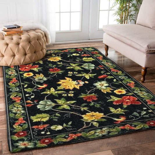 Black Flower HM0410008M Rug