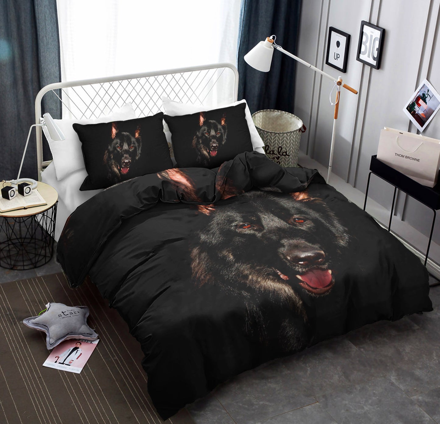 Black German Shepherd CLA22100820B Bedding Sets