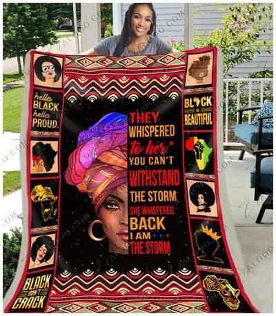 Black Girl CLA1412866F Sherpa Fleece Blanket